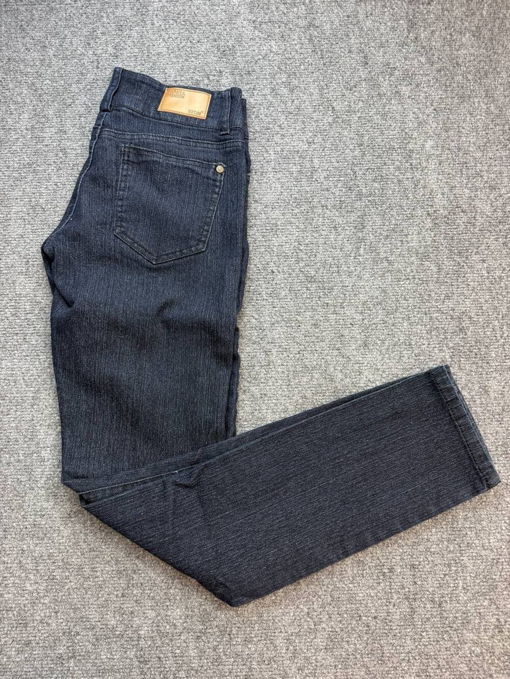 Y2K Papaya Women’s Dark Wash Stretch Straight Leg Jeans Size 7 Low Rise